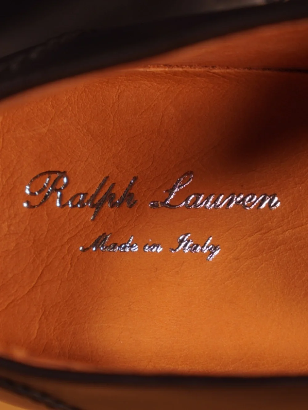 Ralph Lauren Purple Label Meegan Penny Loafer Black Size 11 D